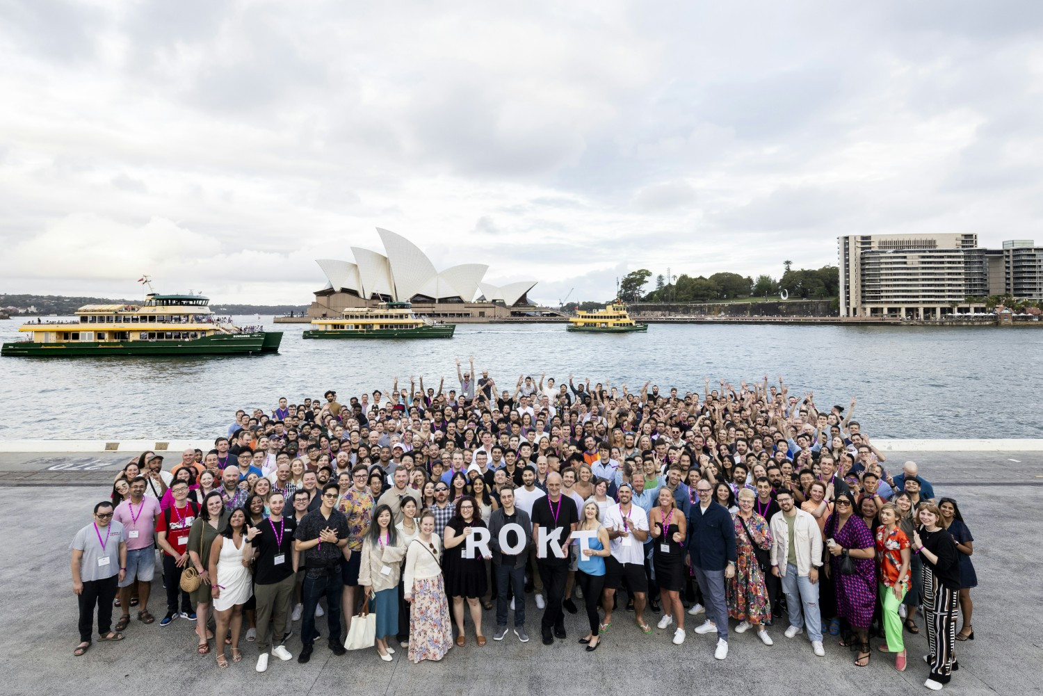 All 600+ Rokt'stars at our annual company retreat 